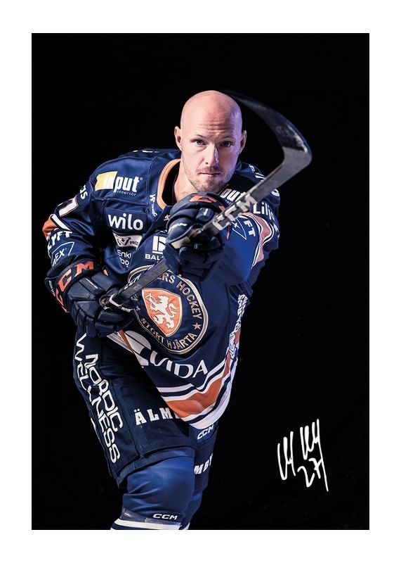 Poster Martin Lundberg #27 Växjö Lakers 2024/2025
