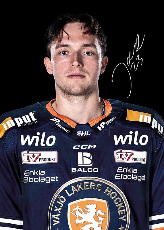 Joel Svensson #23 Växjö Lakers 2024/2025-12