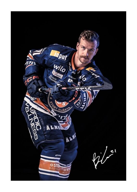 Poster Brian Cooper #21 Växjö Lakers 2024/2025