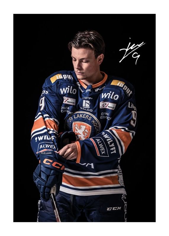 Poster Victor Stjernborg #9 Växjö Lakers 2024/2025