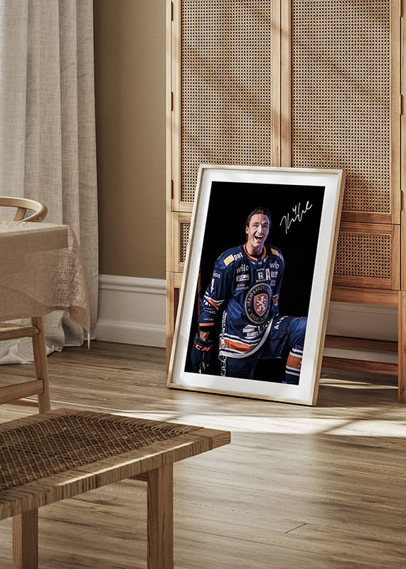 Poster Keegan Lowe #4 Växjö Lakers 2024/2025 crossfade