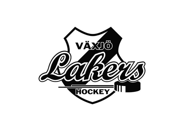 Poster Old Logo B&W Växjö Lakers