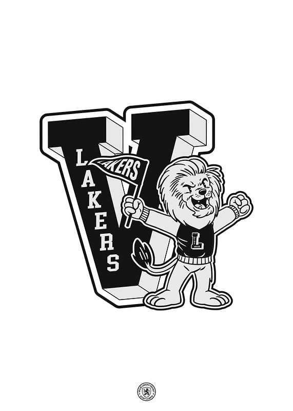 Poster Lakers Lion 01 Växjö Lakers