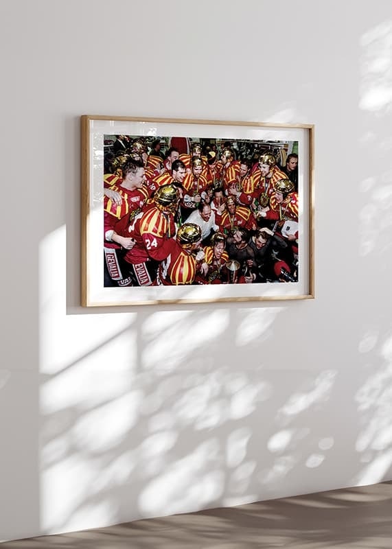 Poster Jubel I Brynäs Omklädningsrum crossfade