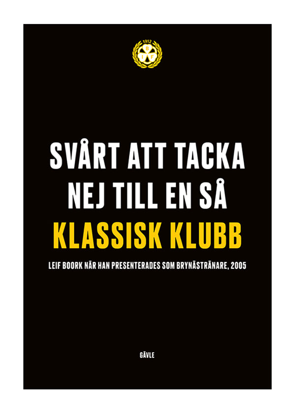 Poster Svårt Att Tacka Nej Brynäs