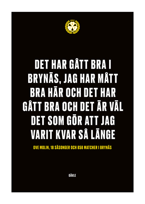 Poster Det Har Gått Bra Brynäs