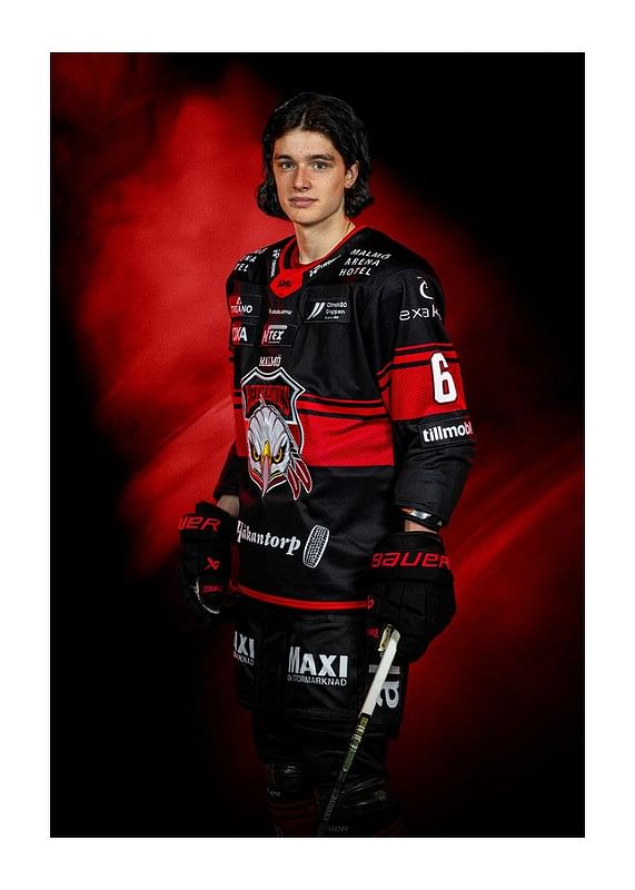 Poster Dominik Badinka #6 Malmö Redhaws No1 2024/2025