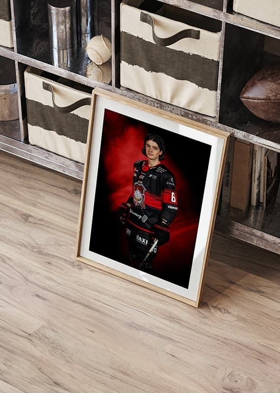 Poster Dominik Badinka #6 Malmö Redhawks No1 2024/2025 crossfade