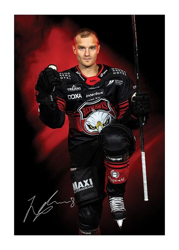 Poster Johan Olofsson #8 Malmö Redhaws No2 2024/2025