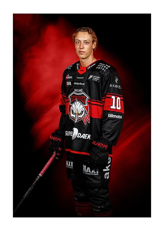 Poster William von Barnekow #10 Malmö Redhaws No1 2024/2025
