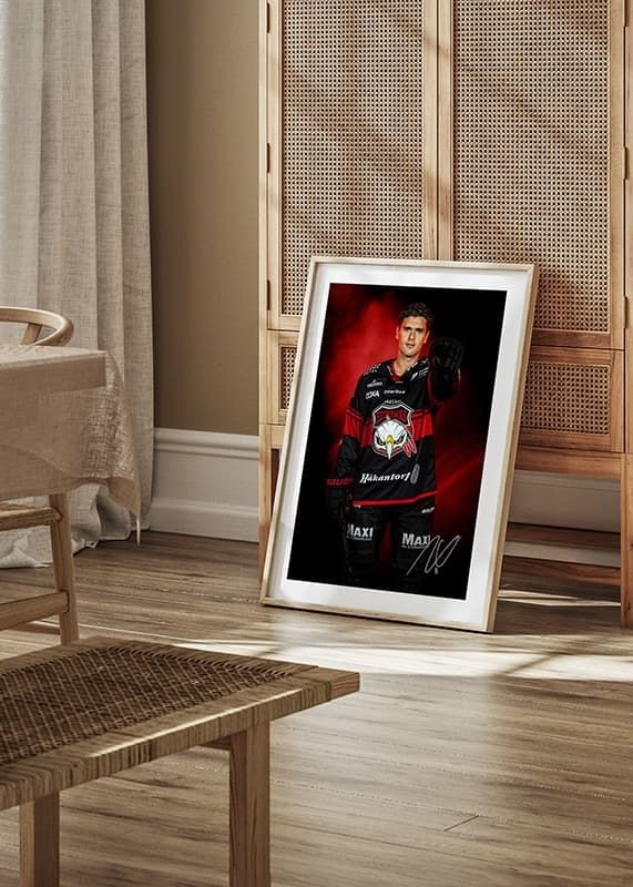 Poster Nikola Pasic #11 Malmö Redhawks No2 2024/2025 crossfade