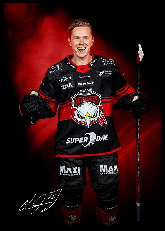 Linus Öberg #12 Malmö Redhaws No2 2024/2025-12