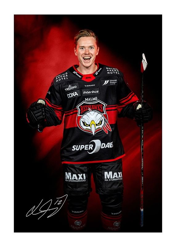 Linus Öberg #12 Malmö Redhaws No2 2024/2025-12