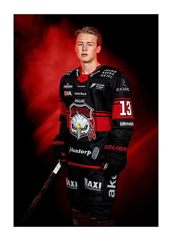 Poster Petter Vesterheim #13 Malmö Redhaws No1 2024/2025