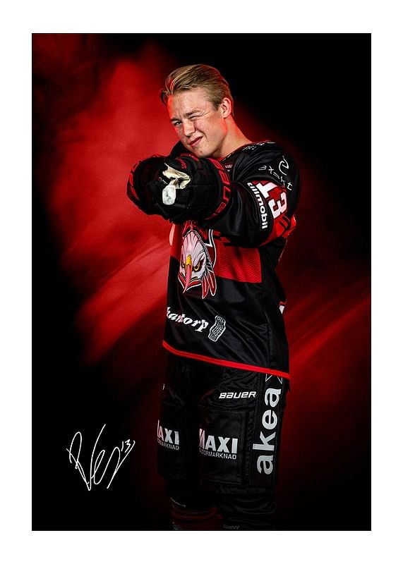 Poster Petter Vesterheim #13 Malmö Redhaws No2 2024/2025