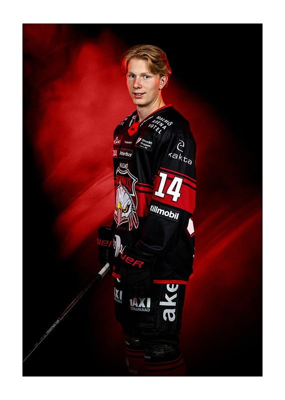 Poster Otto Stenberg #14 Malmö Redhaws No1 2024/2025