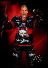 Matias Lassen #16 Malmö Redhawks No2 2024/2025-2