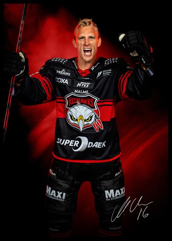 Matias Lassen #16 Malmö Redhawks No2 2024/2025-12