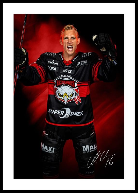 Matias Lassen #16 Malmö Redhawks No2 2024/2025-12