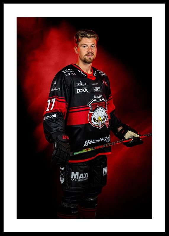 Johan Ivarsson #17 Malmö Redhawks No1 2024/2025-12