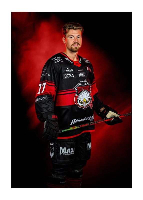 Johan Ivarsson #17 Malmö Redhawks No1 2024/2025-12
