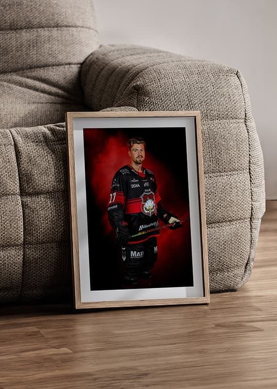 Johan Ivarsson #17 Malmö Redhawks No1 2024/2025-12