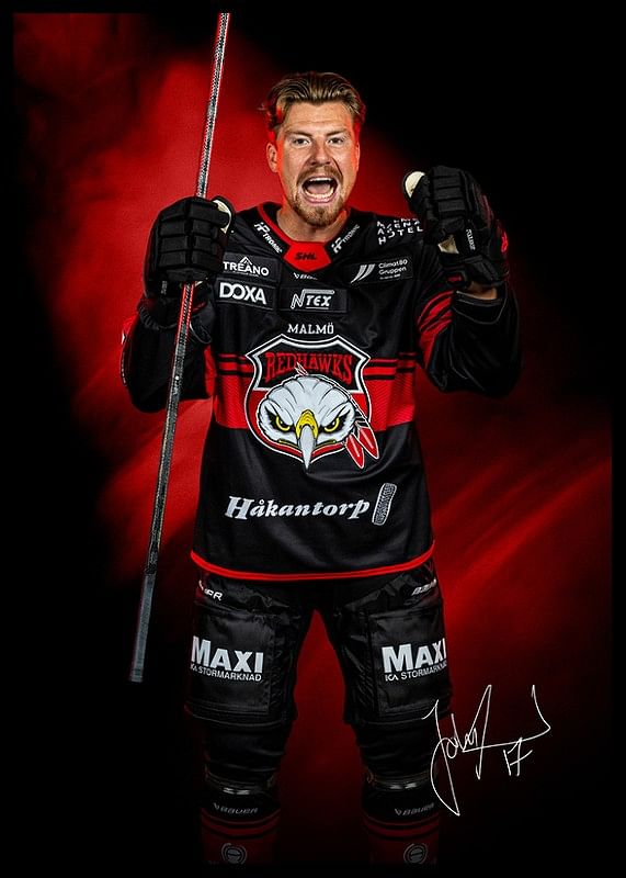 Johan Ivarsson #17 Malmö Redhawks No2 2024/2025-12