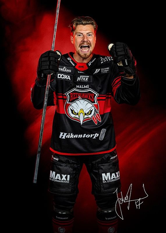 Johan Ivarsson #17 Malmö Redhawks No2 2024/2025-12