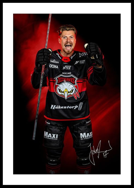 Johan Ivarsson #17 Malmö Redhawks No2 2024/2025-12