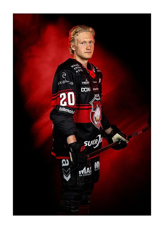 Poster Thomas Berg Paulsen #20 Malmö Redhawks No1 2024/2025