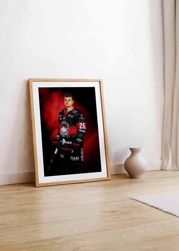 Poster Teemu Kivihalme #26 Malmö Redhawks No1 2024/2025 crossfade