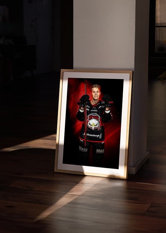 Poster Henrik Haapala #27 Malmö Redhawks No2 2024/2025 crossfade