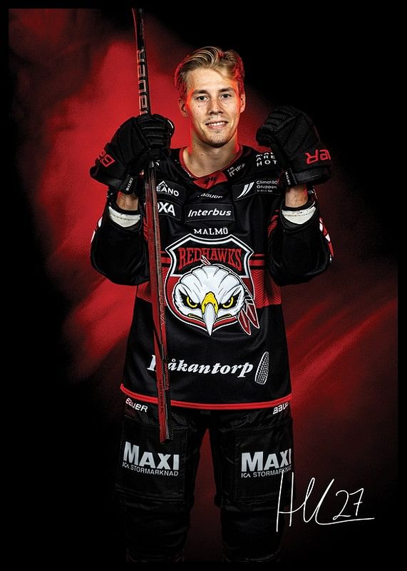 Henrik Haapala #27 Malmö Redhawks No2 2024/2025-12