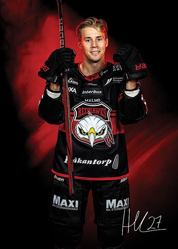 Henrik Haapala #27 Malmö Redhawks No2 2024/2025-12