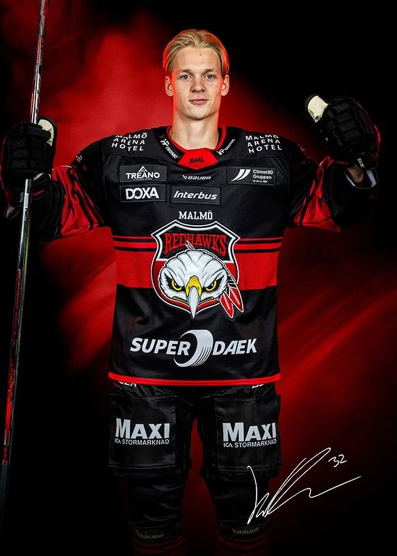 Joona Ikonen #32 Malmö Redhawks No2 2024/2025-12