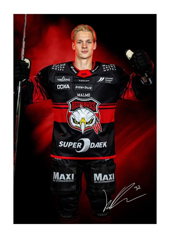 Joona Ikonen #32 Malmö Redhawks No2 2024/2025-12