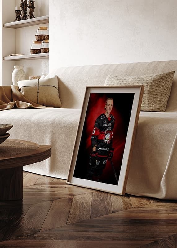 Poster Lassi Thomson #33 Malmö Redhawks No1 2024/2025 crossfade