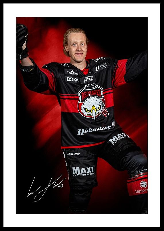 Lassi Thomson #33 Malmö Redhawks No2 2024/2025-12