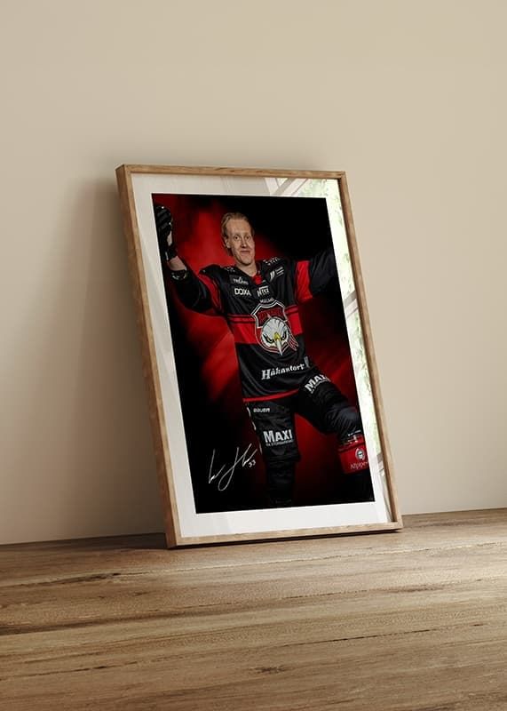 Poster Lassi Thomson #33 Malmö Redhawks No2 2024/2025 crossfade