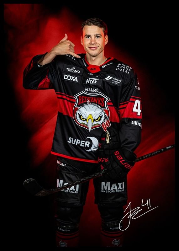 Joseph Berger #41 Malmö Redhawks No2 2024/2025-12