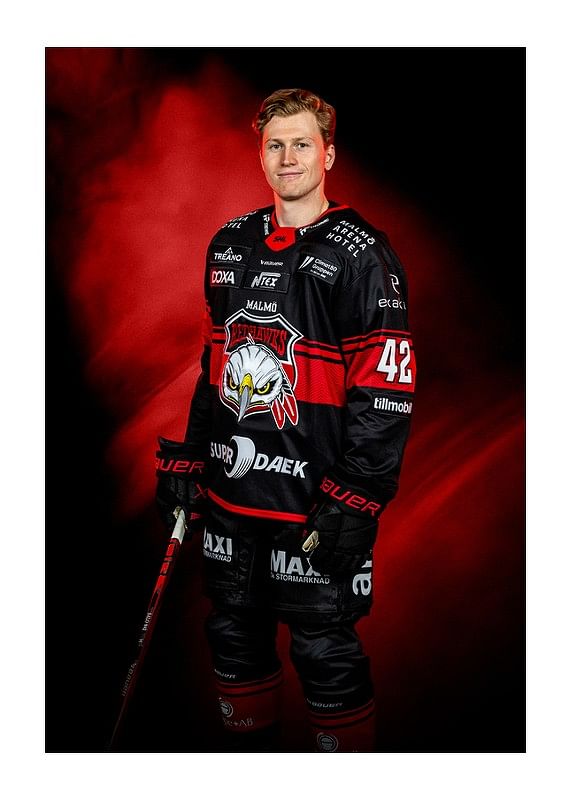 Poster Robin Salo #42 Malmö Redhawks No1 2024/2025