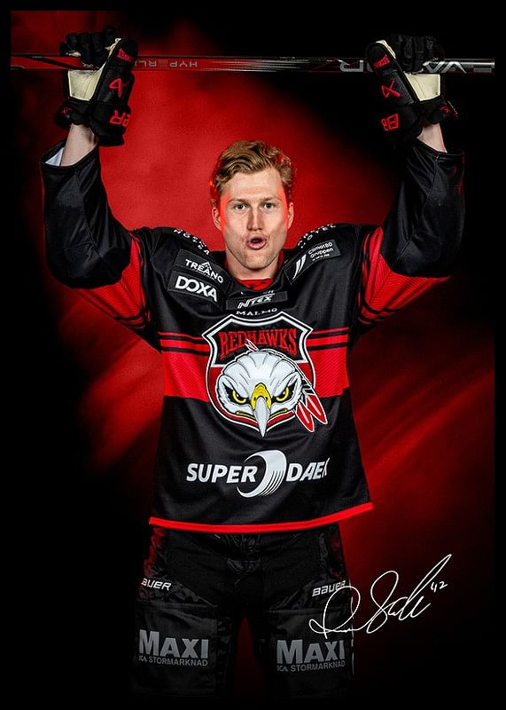 Robin Salo #42 Malmö Redhawks No2 2024/2025-12