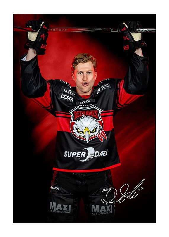 Robin Salo #42 Malmö Redhawks No2 2024/2025-12