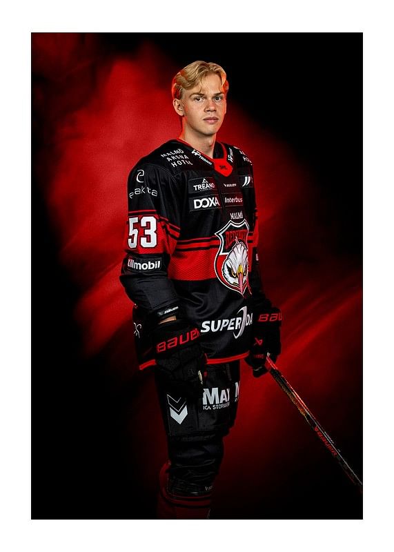 Poster Albert Sjöberg #53 Malmö Redhawks No1 2024/2025