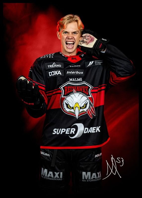 Albert Sjöberg #53 Malmö Redhawks No2 2024/2025-12