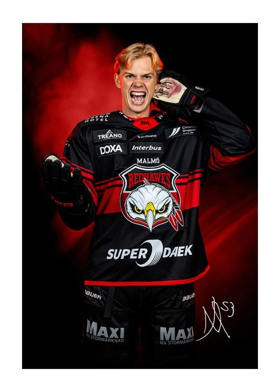 Albert Sjöberg #53 Malmö Redhawks No2 2024/2025-12