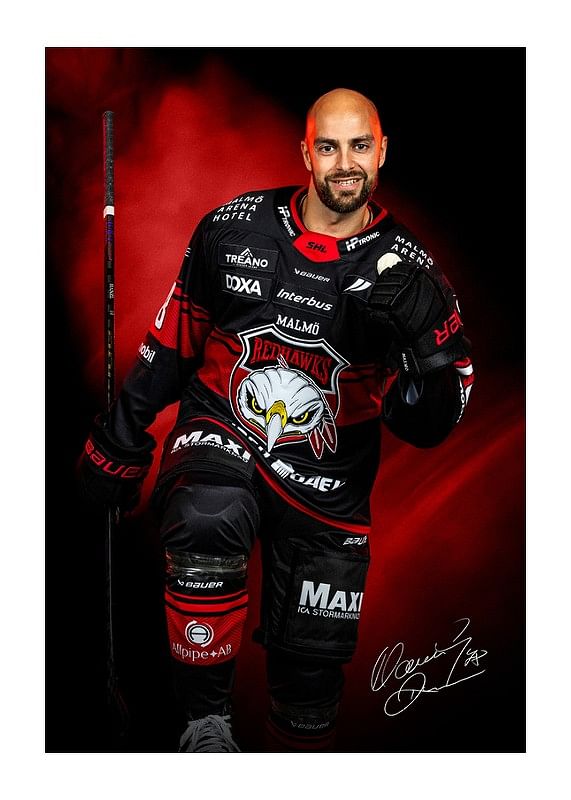 Poster Robin Hanzl #78 Malmö Redhawks No2 2024/2025