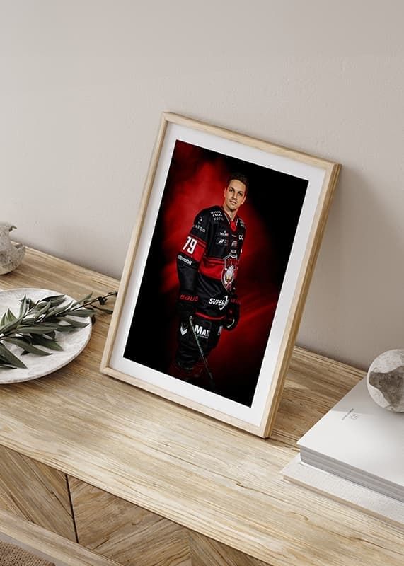 Poster Jakub Galvas #79 Malmö Redhawks No1 2024/2025 crossfade