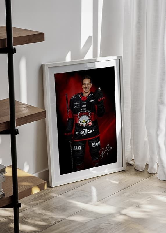 Poster Jakub Galvas #79 Malmö Redhawks No2 2024/2025 crossfade