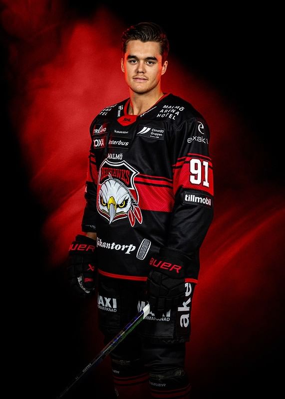Axel Sundberg #91 Malmö Redhawks No1 2024/2025-12